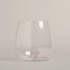 Bicchiere in Vetro con Cuore Rosa - Drinking Glass Figure Pink Heart (gl-150)