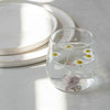 Bicchiere in Vetro con Cuore Rosa - Drinking Glass Figure Pink Heart (gl-150)