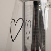 Eulenschnitt | Teiera in Vetro con Cuore Nero 1250ml | gl-181