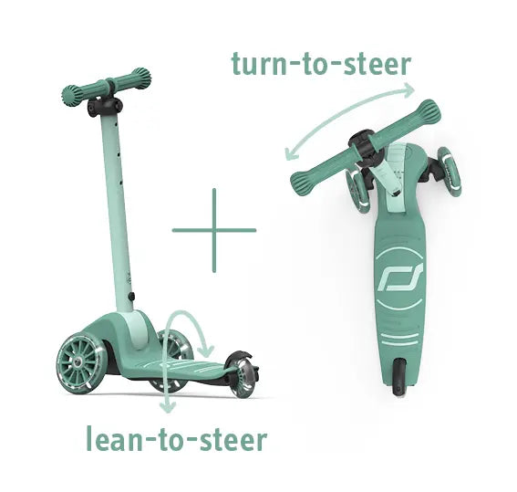 Scoot and Ride | Monopattino Highwaykick 3S Verde Foresta | HIGHWAYKICK3S-FOREST