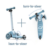 Scoot and Ride | Monopattino Highwaykick 3S Blu Acciaio | HIGHWAYKICK3S-STEEL