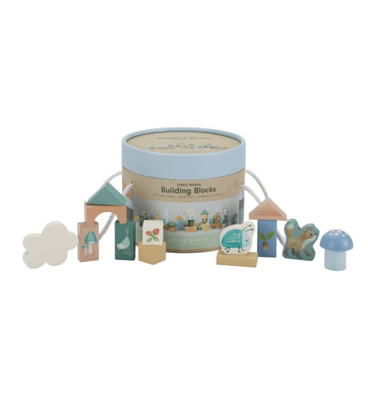 Costruzioni in Legno Forest Friends Blocchi - Building Blocks Blue Forest Friends (LD7245)