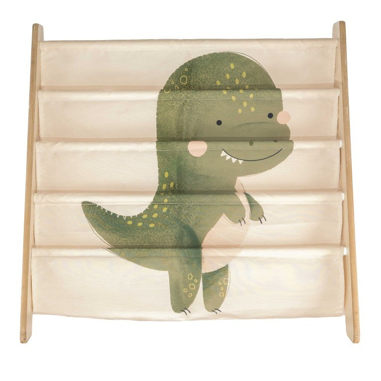 Libreria Montessoriana da Pavimento Dinosauro Cracky -  Montessori Floor Standing Bookcase Dinosaur Cracky