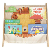 Libreria Montessoriana da Pavimento Leone Chompy -  Montessori Floor Standing Bookcase Lion Chompy