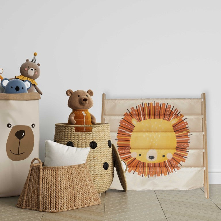 Libreria Montessoriana da Pavimento Leone Chompy -  Montessori Floor Standing Bookcase Lion Chompy