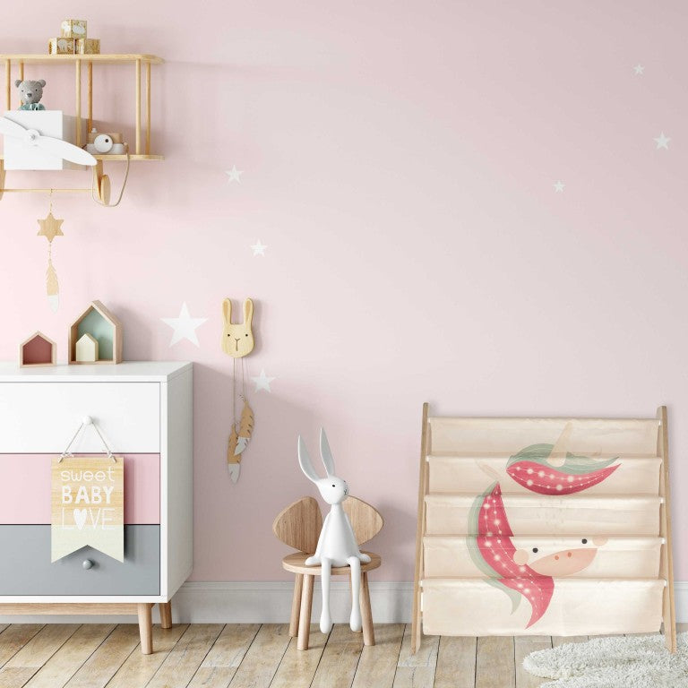 Libreria Montessoriana da Pavimento Unicorno Sparkly -  Montessori Floor Standing Bookcase Unicorn Sparkly