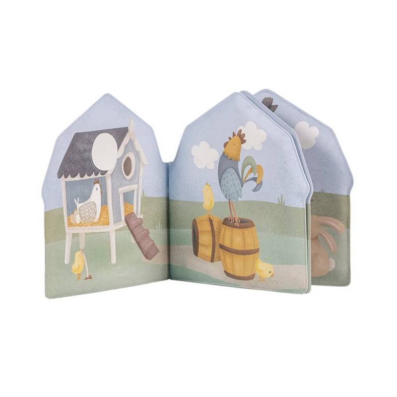 Libro da Bagnetto Little Farm - Activity Bath Book Newborn Little Farm