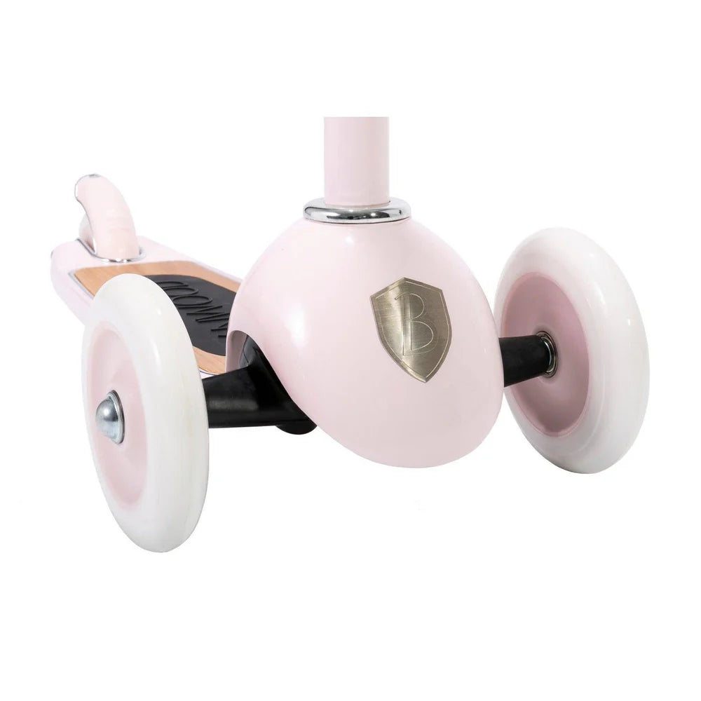 Banwood | Monopattino Rosa Con Cestino Rimovibile 3-6 Anni | BW-SCOOTER-PINK