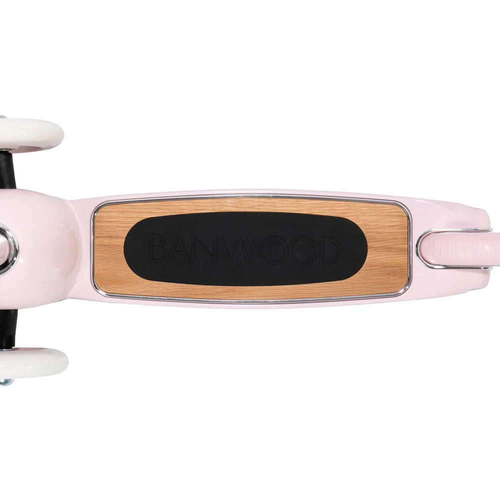 Banwood | Monopattino Rosa Con Cestino Rimovibile 3-6 Anni | BW-SCOOTER-PINK