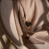 Portachiave a Cuore Nero Dorato - Key Chain Nero Gold (my-038)
