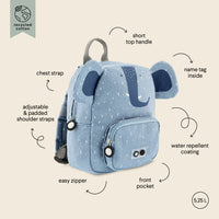 Trixie | Zaino Elefante Mr. Elephant Backpack Small 3,25 L | 93-214