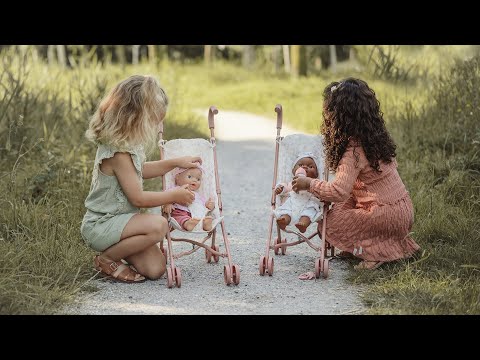 Passeggino in Metallo per Bambole - Metal Doll Stroller