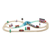 Circuito Ferroviario Gran Express - Set Trenino in Legno 95 Cm Treno - Grand Express Circuit de Train