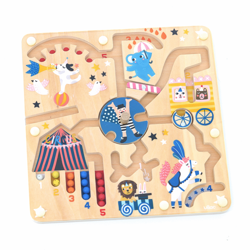 Vilac Labirinto Magnetico Circo di Michelle Carlslund (8522)