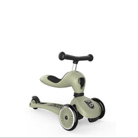 Scoot and Ride | Monopattino 2 in 1 Highwaykick 1 Verde Olive | HIGHWAYKICK1-OLIVE