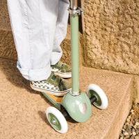 Banwood | Monopattino Verde Foresta Con Cestino Rimovibile 3-6 Anni | BW-SCOOTER-FOREST