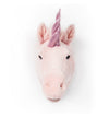 Testa Trofeo Peluche Julia l'Unicorno Rosa - Plush Trofy Head Julia The Pink Unicorn